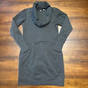 Merrell Indira Charcoal Gray Knit Pullover Dress